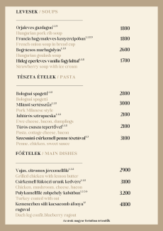 Leves, tészta, főétel - soups, pasta, main course