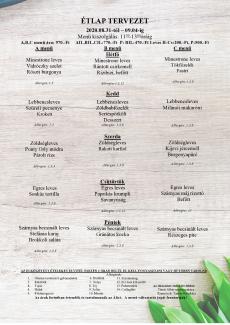 Heti menü 2020/36.hét