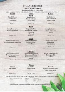 Heti menü 2020/49.hét