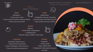 Heti menü 2020/51.hét