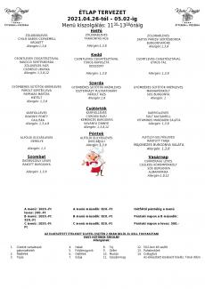 Heti menü 2021/17.hét